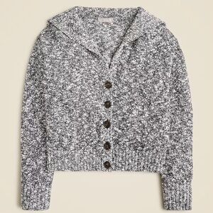 J. Crew Marled Yarn Sailor-Collar Cardigan